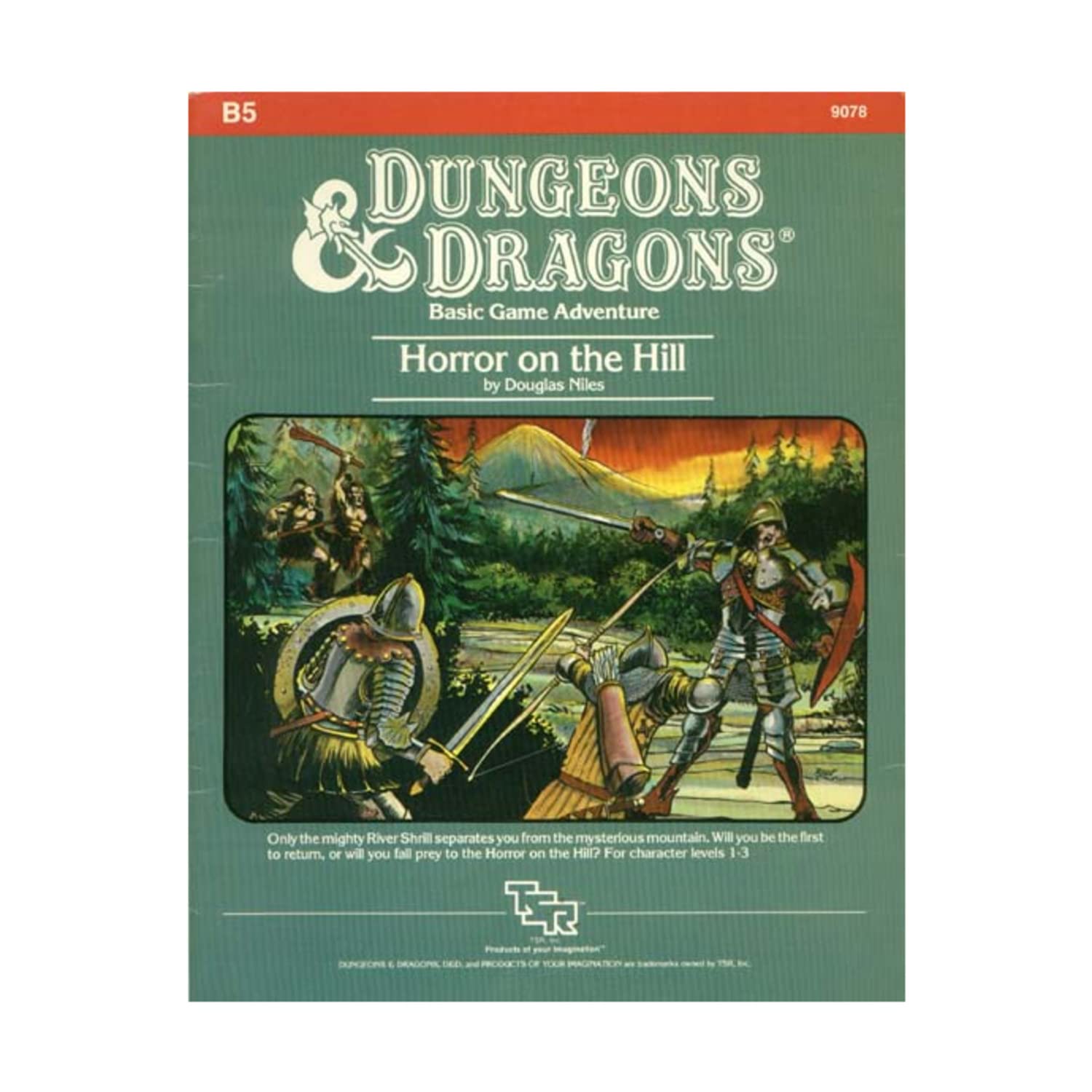 Horror on the Hill (Dungeons & Dragons Module B5) poster