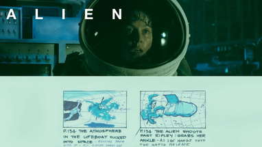 ALIEN (1979) | From Storyboard to Screen | ALIEN ANTHOLOGY poster