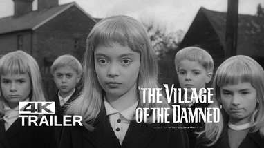 VILLAGE OF THE DAMNED Original Trailer [1960] Remastered in 4K poster