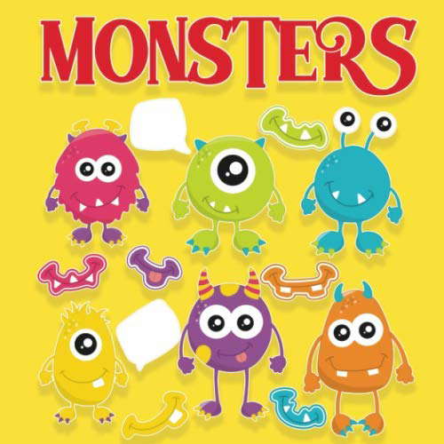 Monsters: A Halloween Colouring Book For Kids Ages 2-5 Years Old poster