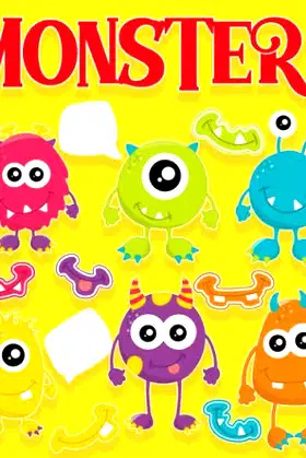 Monsters: A Halloween Colouring Book For Kids Ages 2-5 Years Old poster