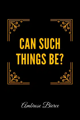 Can Such Things Be? poster