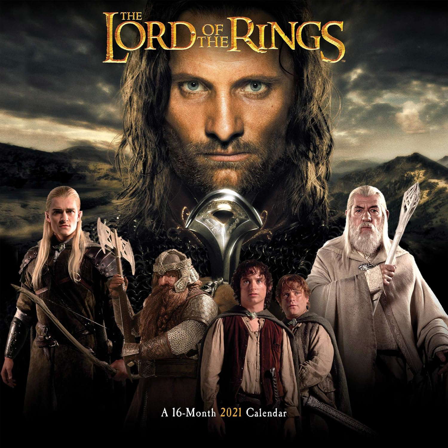 The Lord of the Rings Calendar poster