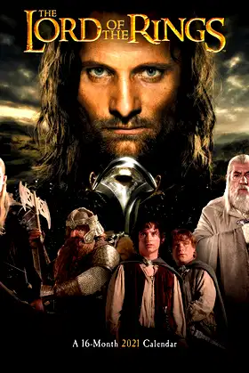 The Lord of the Rings Calendar poster