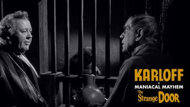 THE STRANGE DOOR "This man must never marry her" Clip poster