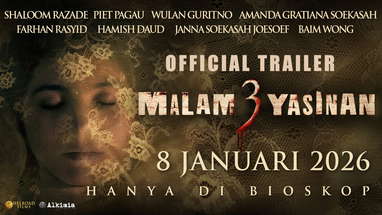Malam 3 Yasinan Official Trailer | DIbintangi Hamish Daud, Wulan Guritno dan Baim Wong poster