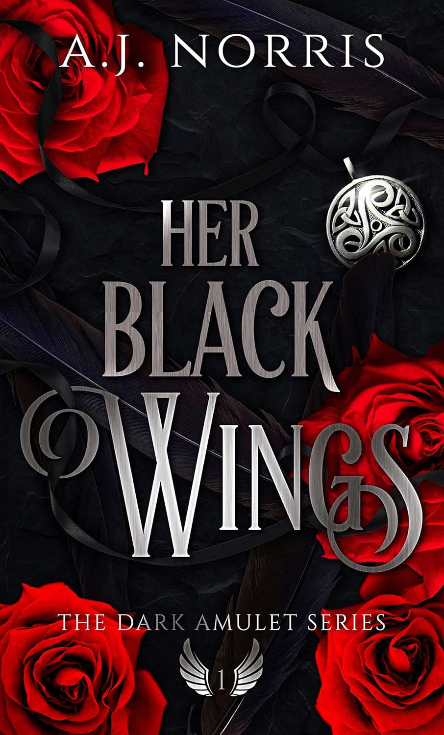 Her Black Wings (The Dark Amulet Series Book 1) poster
