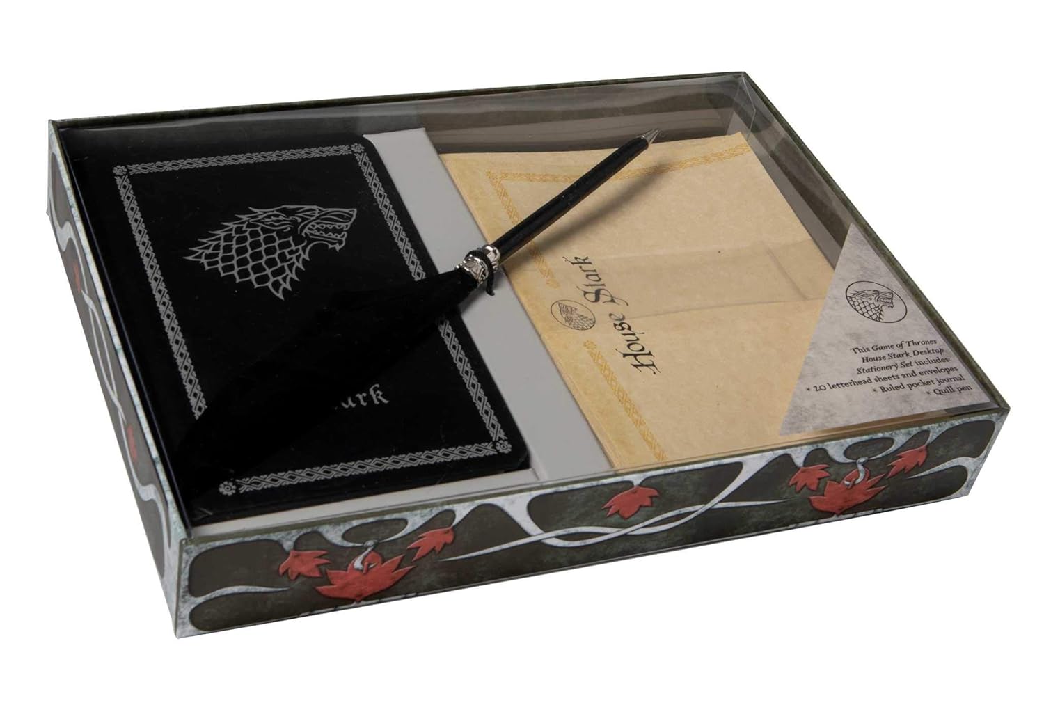 Game of Thrones: House Stark: Desktop Stationery Set (With Pen) poster
