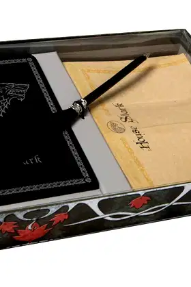 Game of Thrones: House Stark: Desktop Stationery Set (With Pen) poster