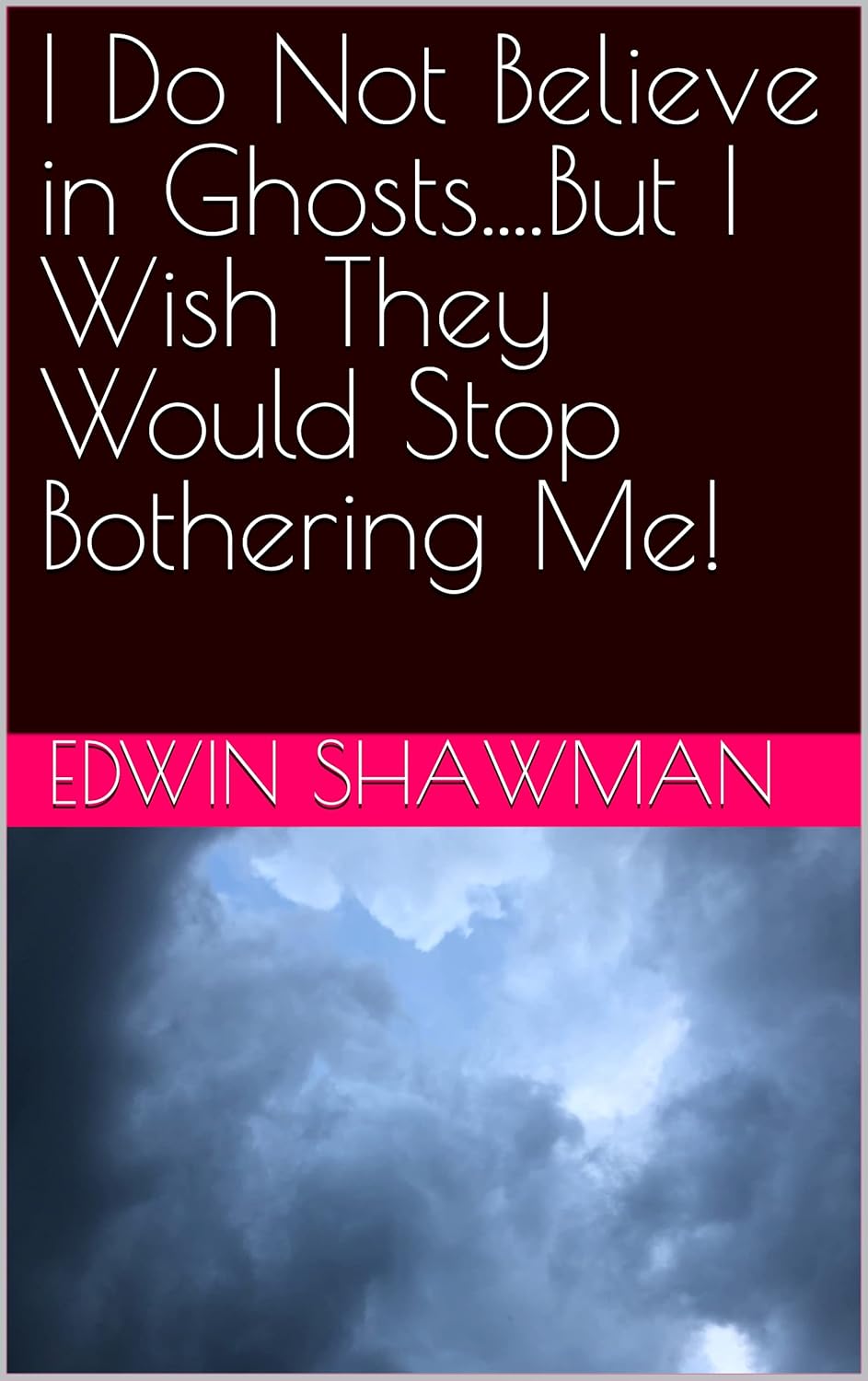 I Do Not Believe in Ghosts....But I Wish They Would Stop Bothering Me! poster