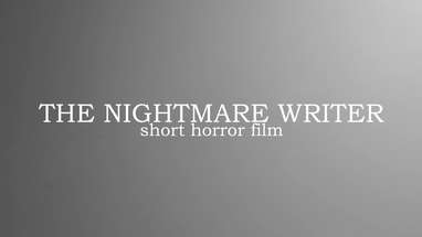The Nightmare Writer | short horror film poster