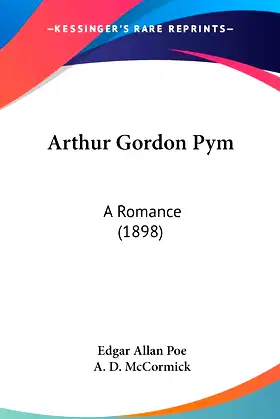 Arthur Gordon Pym: A Romance (1898) poster