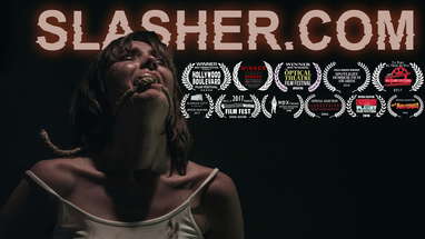 SLASHER.COM - Official Trailer poster