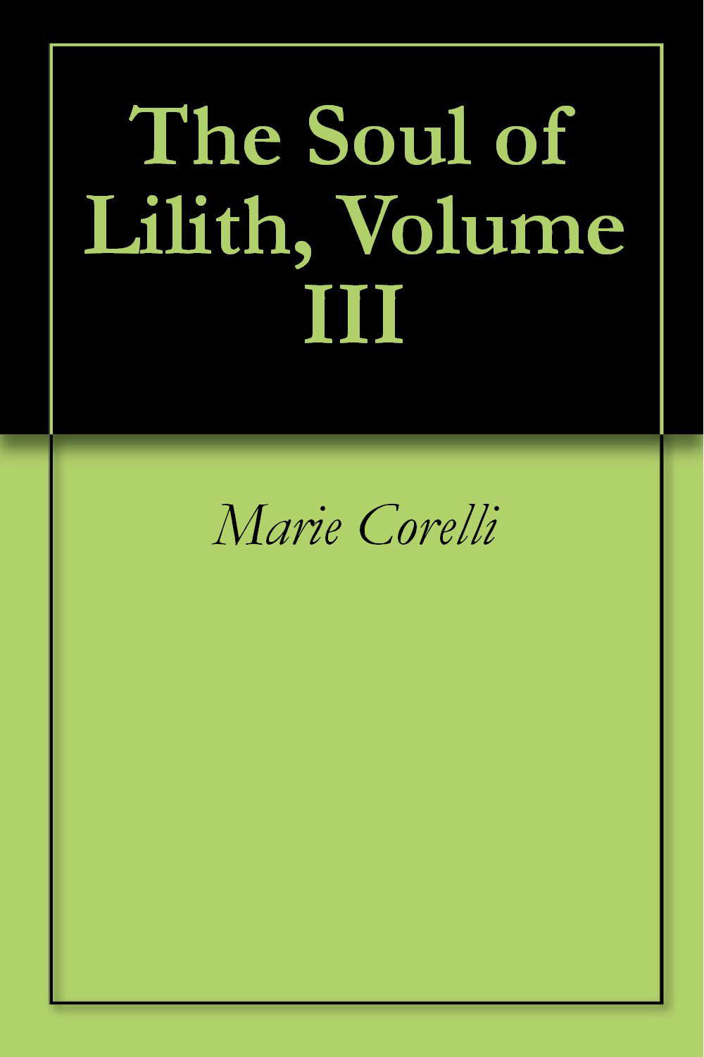 The Soul of Lilith, Volume III poster