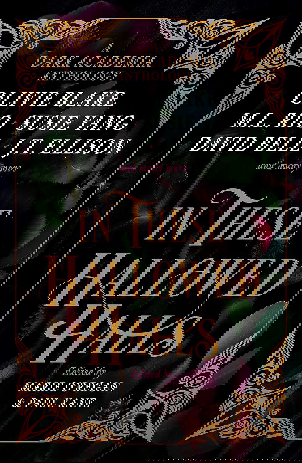 In These Hallowed Halls: A Dark Academia anthology poster