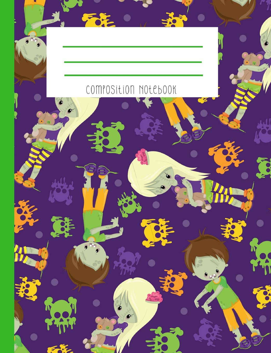 Composition Notebook: Zombie Kids Toxic Notebook poster