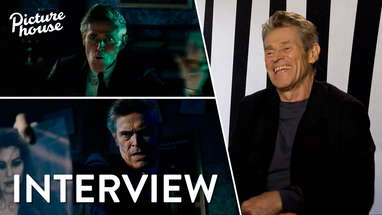 Willem Dafoe Interview poster