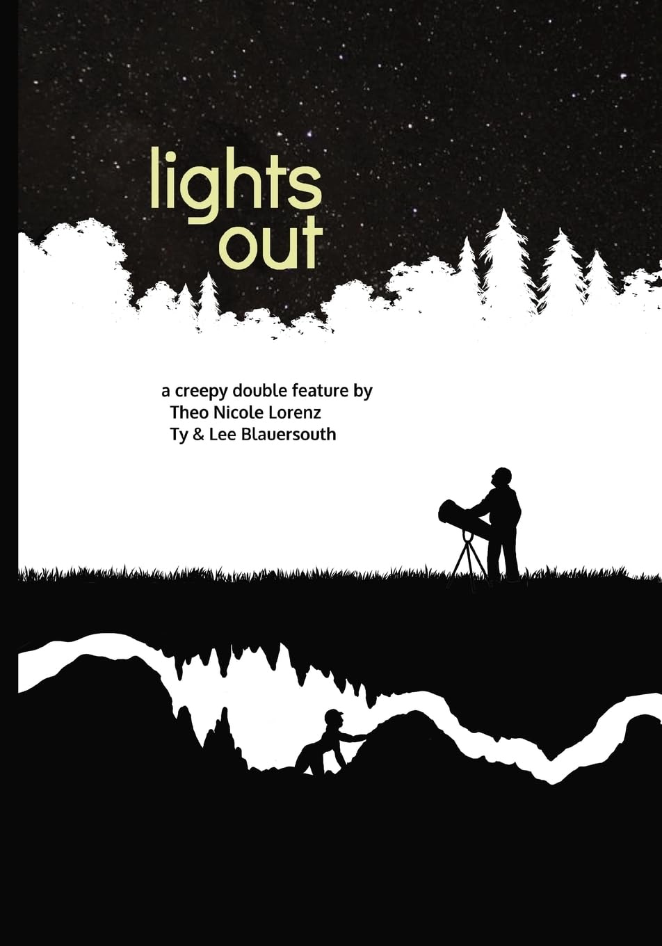 Lights Out: a creepy double feature poster