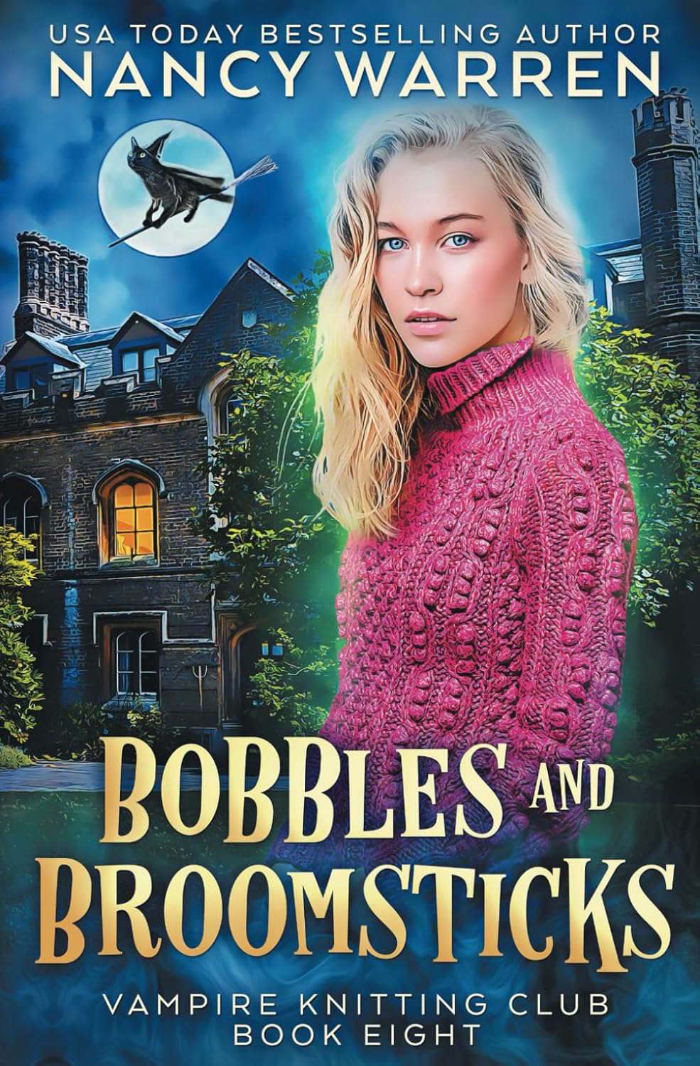 Bobbles and Broomsticks: A paranormal cozy mystery (Vampire Knitting Club) poster