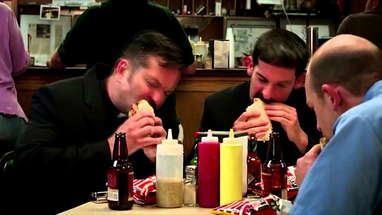 "Hell Baby" Eating Scene poster