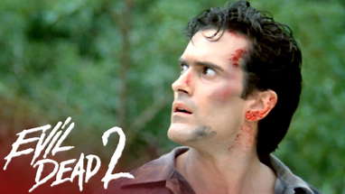 'Outrun the Spirit' Scene | Evil Dead 2 poster