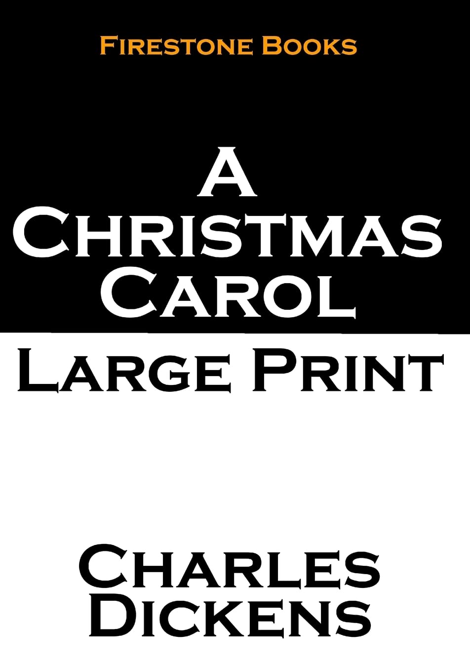 A Christmas Carol: Large Print poster