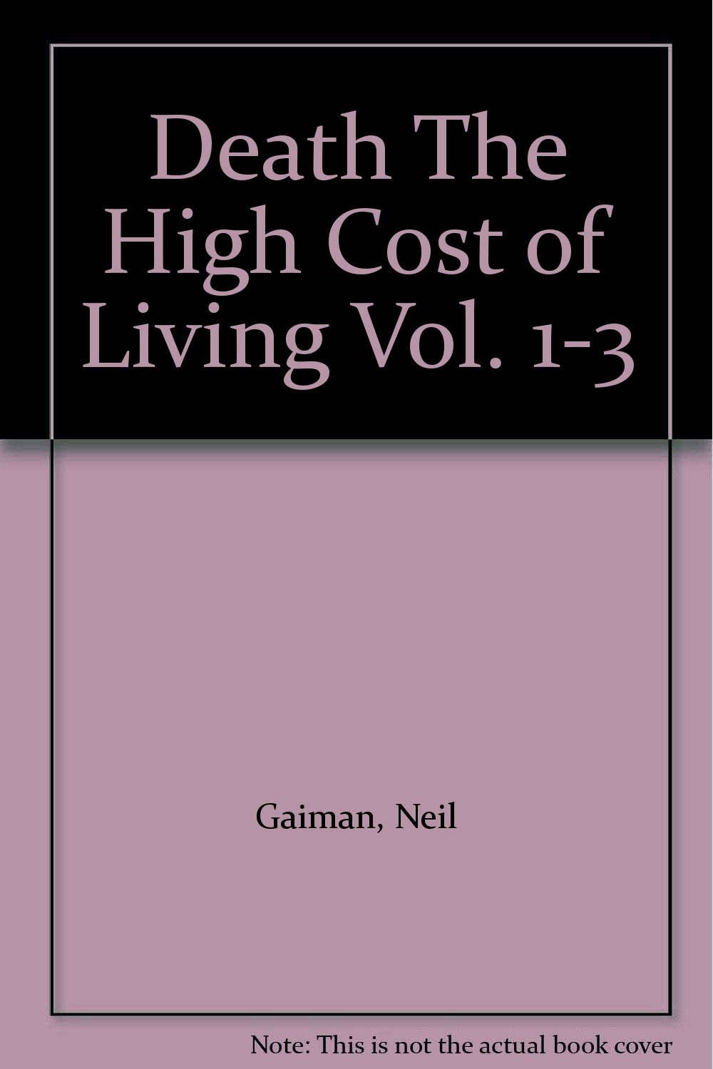 Death The High Cost of Living Vol. 1-3 poster