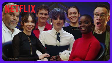 The Cast of Wednesday Describes The Show In 15 Seconds poster