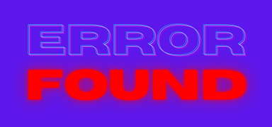Error Found capsule