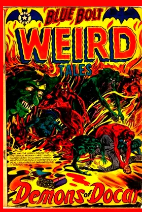 Blue Bolt Weird Tales #119: Golden Age Horror poster