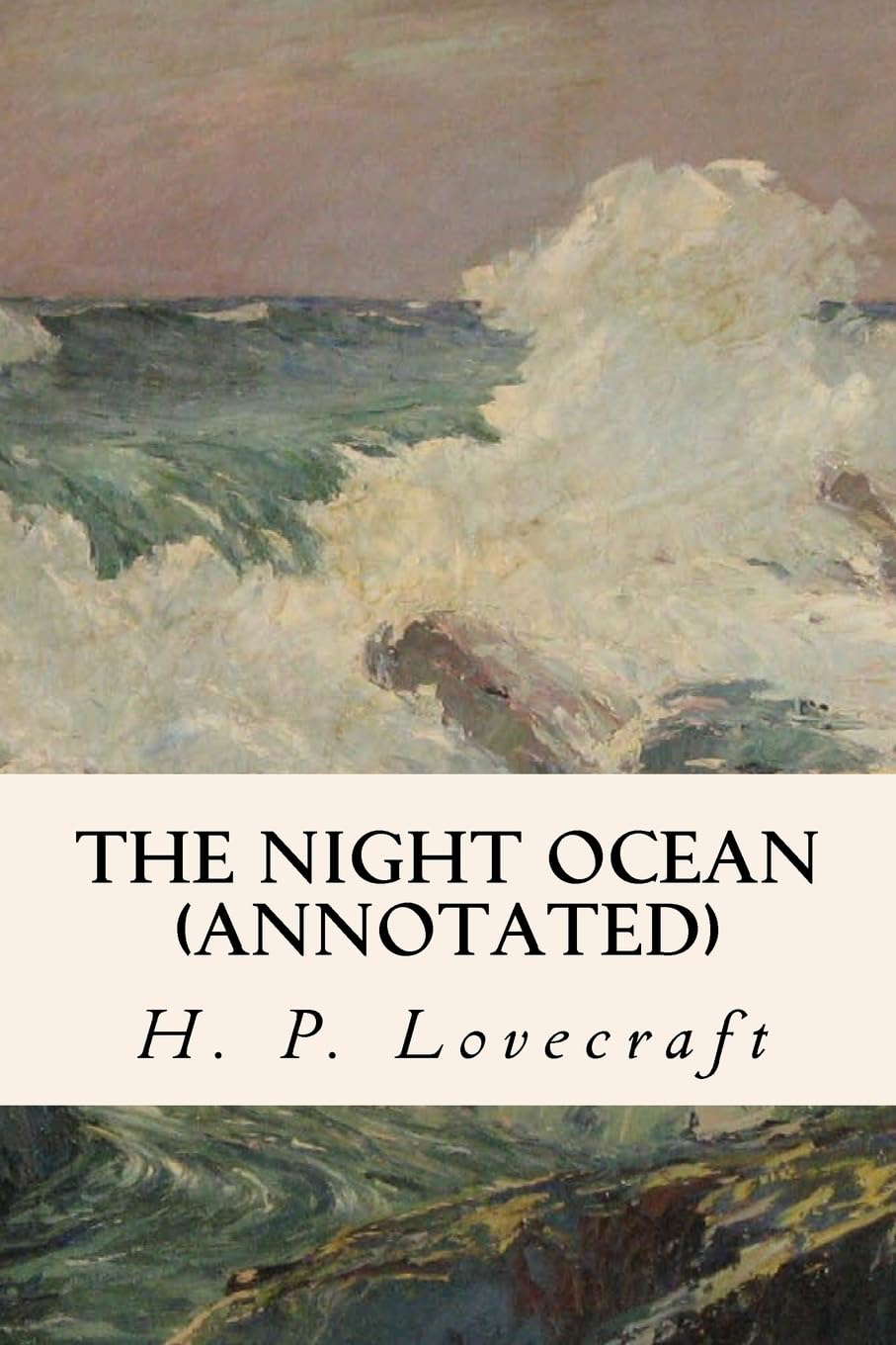 The Night Ocean (annotated) poster