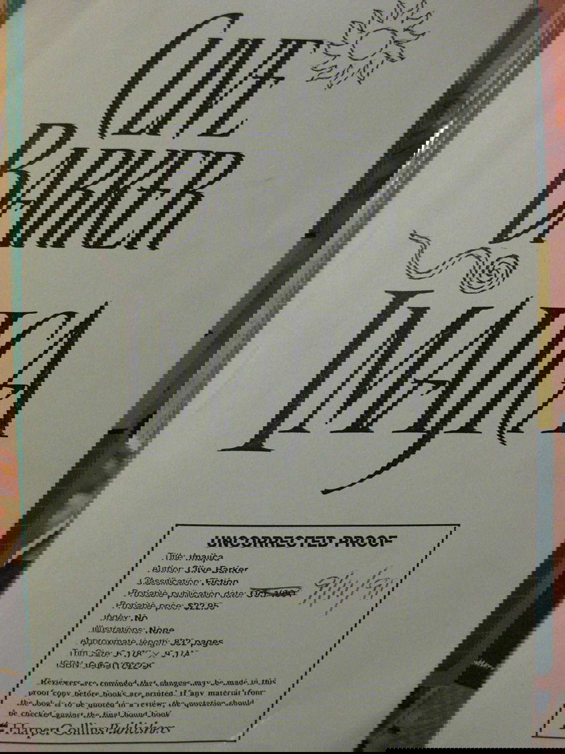 Imajica poster