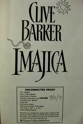 Imajica poster