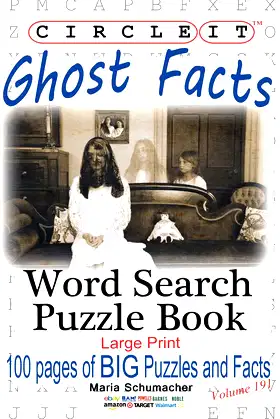 Circle It, Ghost Facts, Word Search, Puzzle Book poster