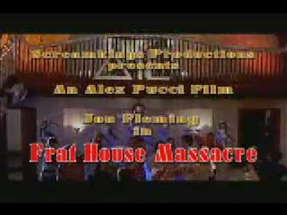 Frat House Massacre poster