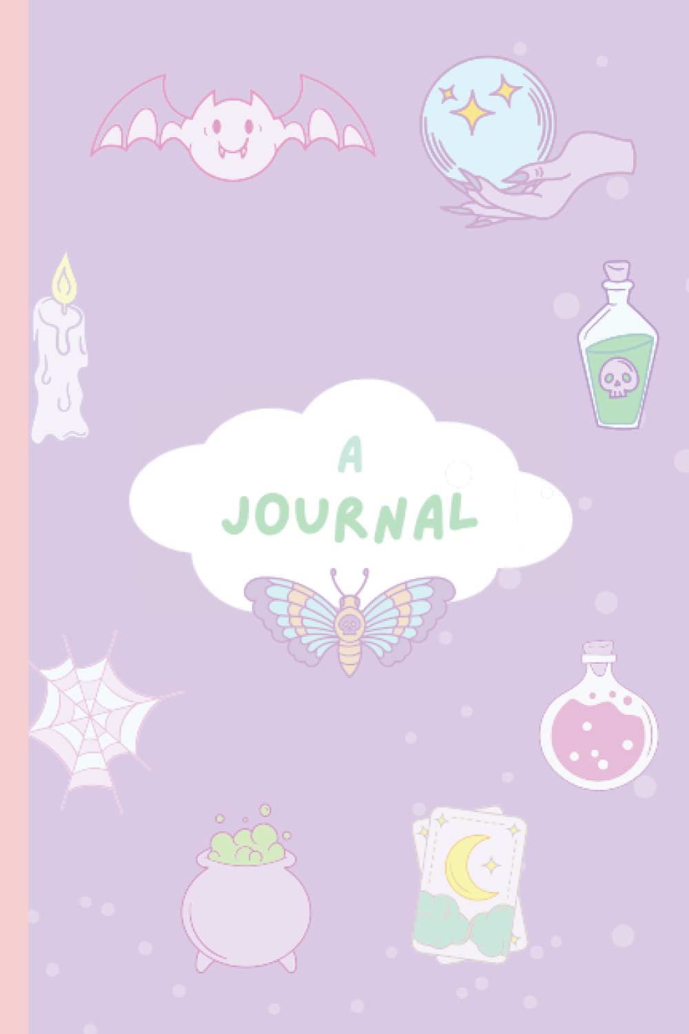 A Dead End Journal: Pastel Goth Halloween Journal Blank Lined Notebook poster