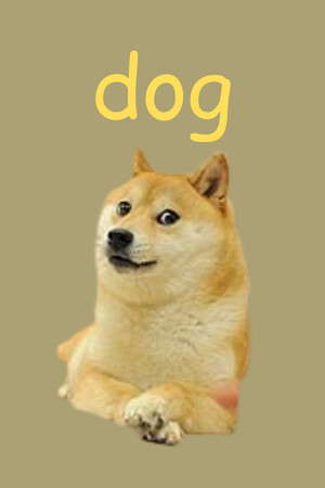 Dog poster
