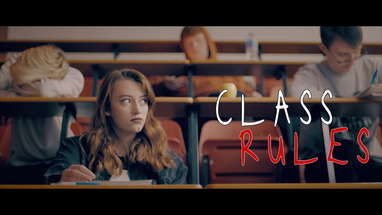 Class Rules - a short horror film poster