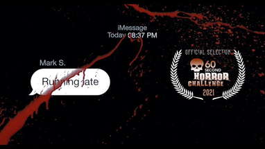 Running Late - 60 Second Horror Short Film poster