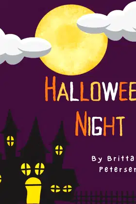 Halloween Night: A children's poem about Halloween night poster