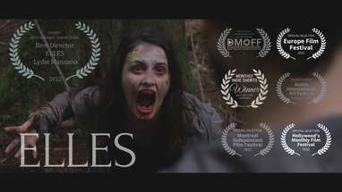 ELLES  - Zombie short film 2022 - Award Winning poster