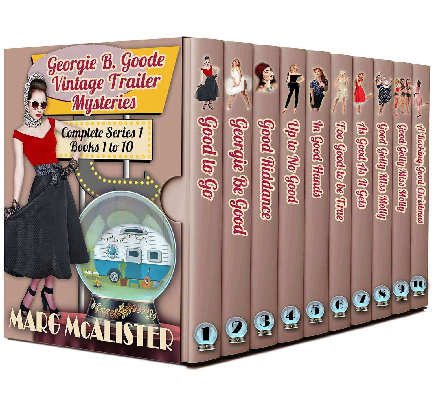 The Georgie B. Goode Vintage Trailer Mysteries Books 1-10 poster