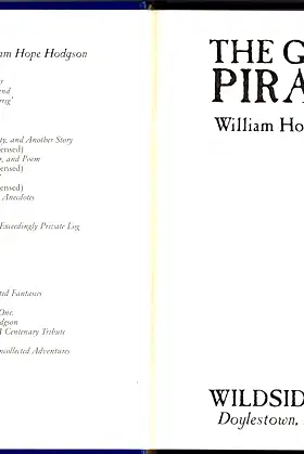 The Ghost Pirates (hardcover) poster