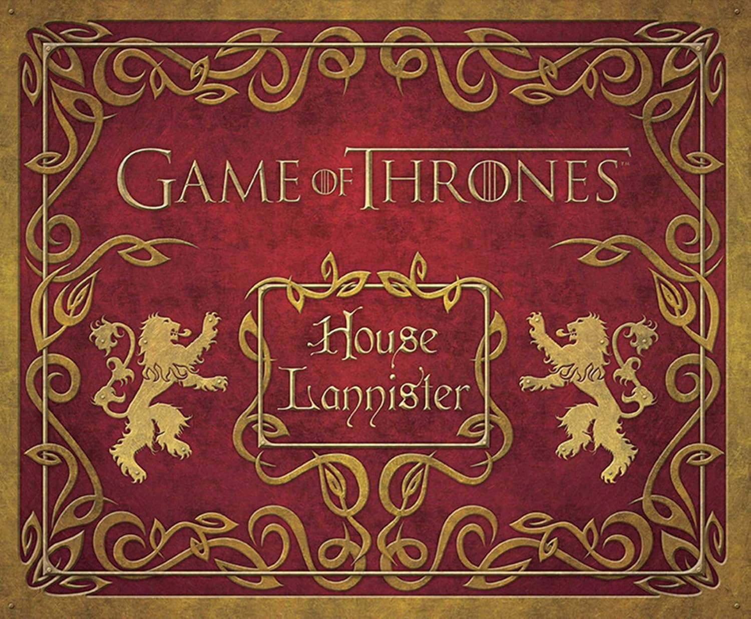 Game of Thrones: House Lannister Deluxe Stationery Set poster