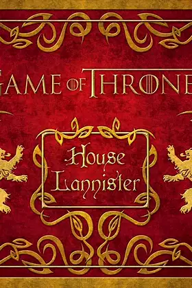 Game of Thrones: House Lannister Deluxe Stationery Set poster