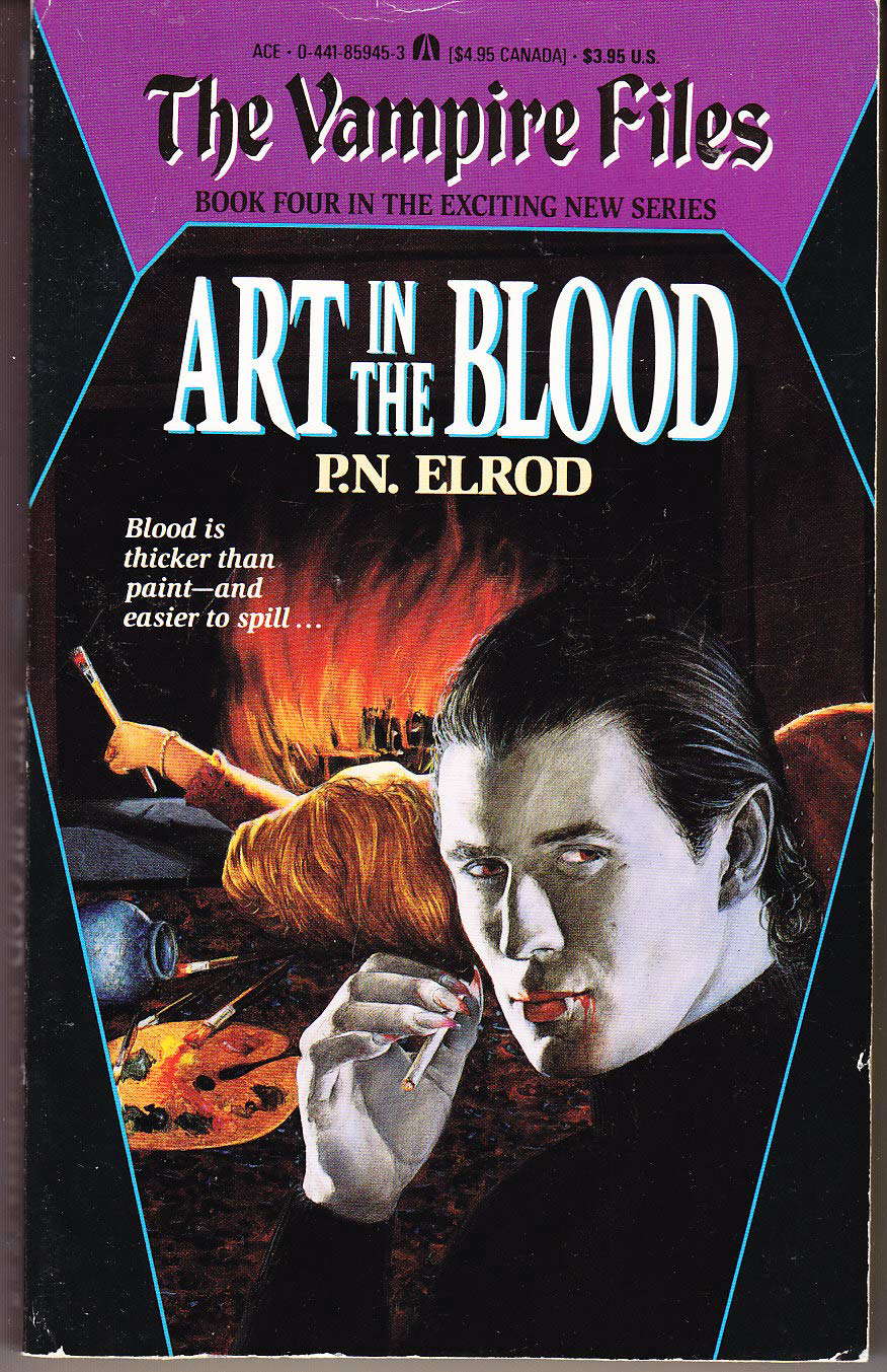 Art in the Blood (Vampire Files, No. 4) poster