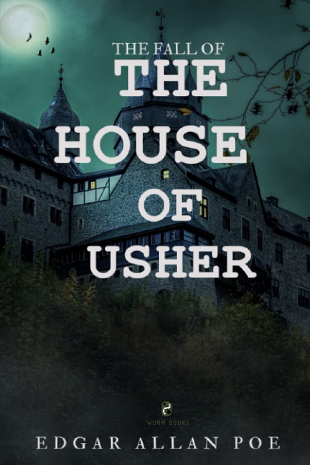 The Fall of the House of Usher: Edgar Allan Poe By Worm Books, Annotated poster