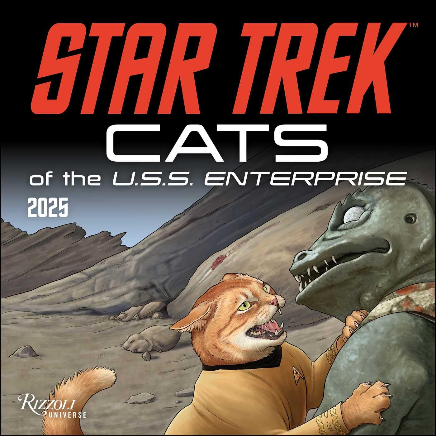 Star Trek: Cats 2025 Wall Calendar poster