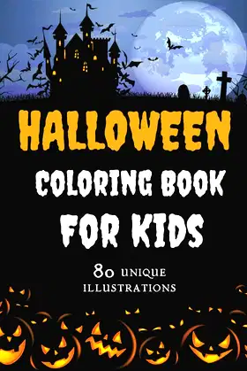 Halloween Coloring Book For Kids: Big Coloring Book For Creative Children poster
