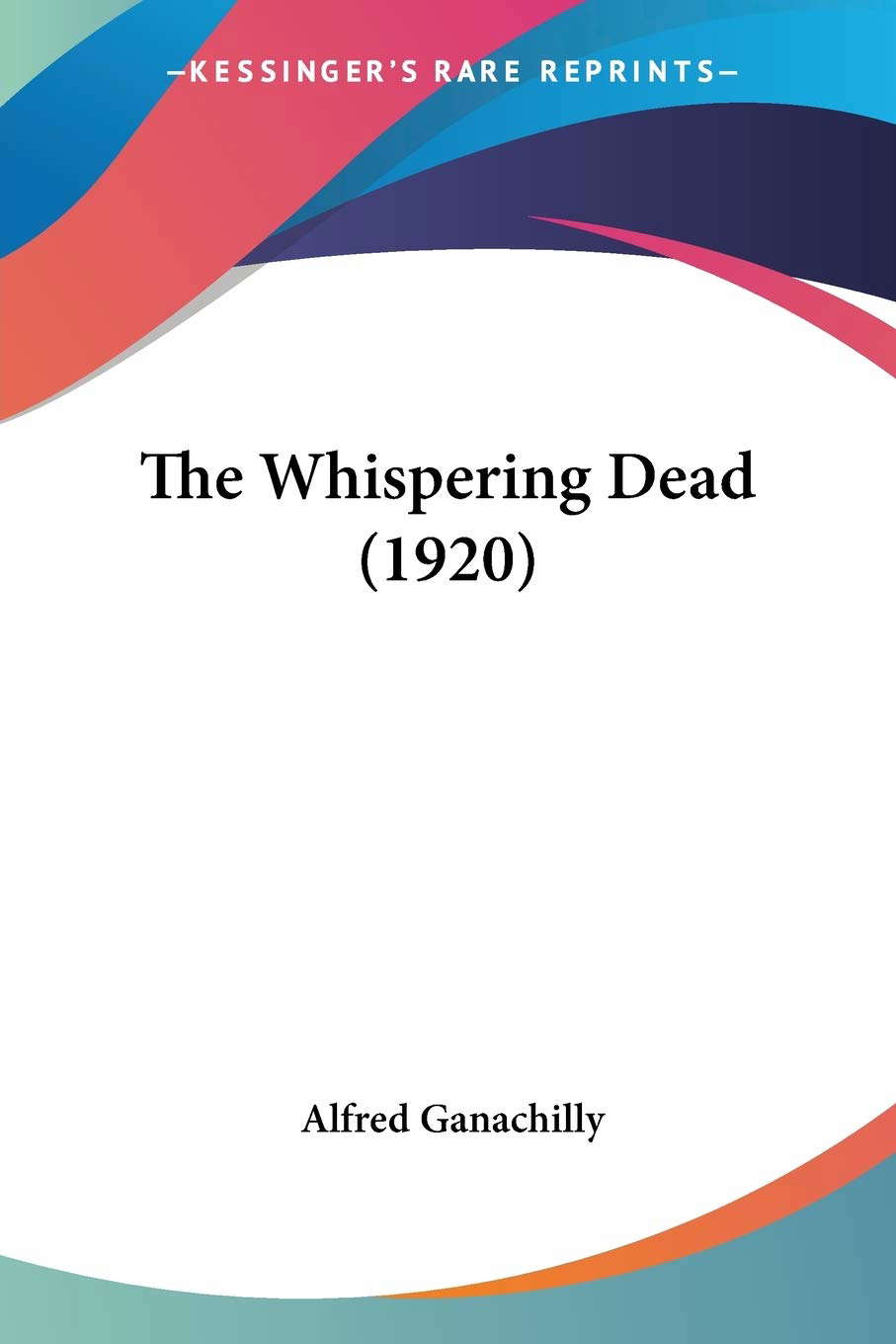 The Whispering Dead (1920) poster